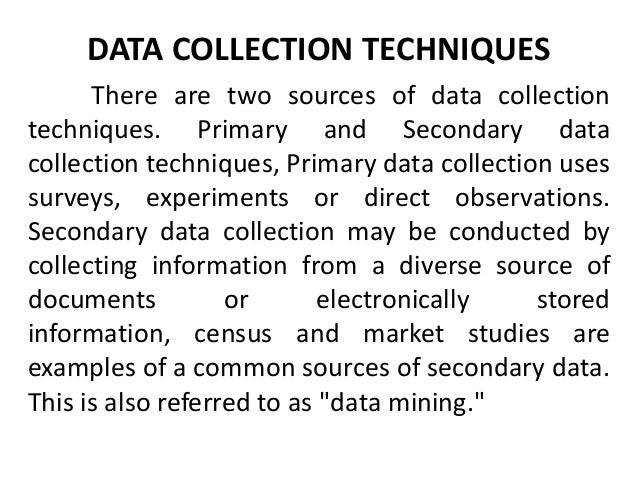 methods of collecting secondary data pdf